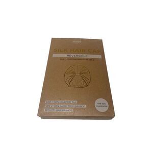 Night Silk Hair Cap in Champagne One Size New Open Box‎